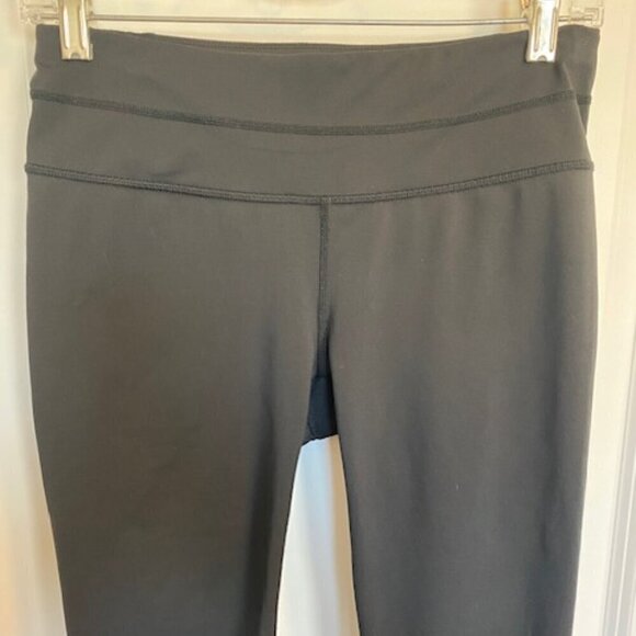 ATHLETA Capri Wide Waist Black Leggings Tights Small - Picture 6 of 13